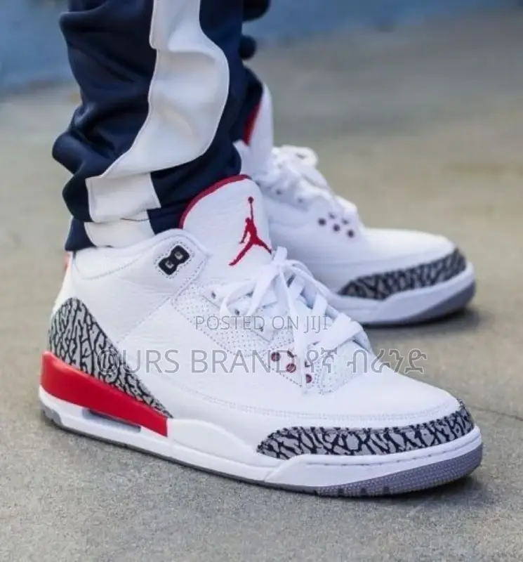 Air Jordan 3 Retro Cardinal Multicolor Shoes