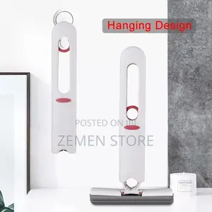 Portable Mini Squeeze Mop በራሱ የሚጨምቅ መወልወያ
