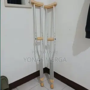 Photo - Chaithanya Orthopaedics Axillary Crutches Yellow Color