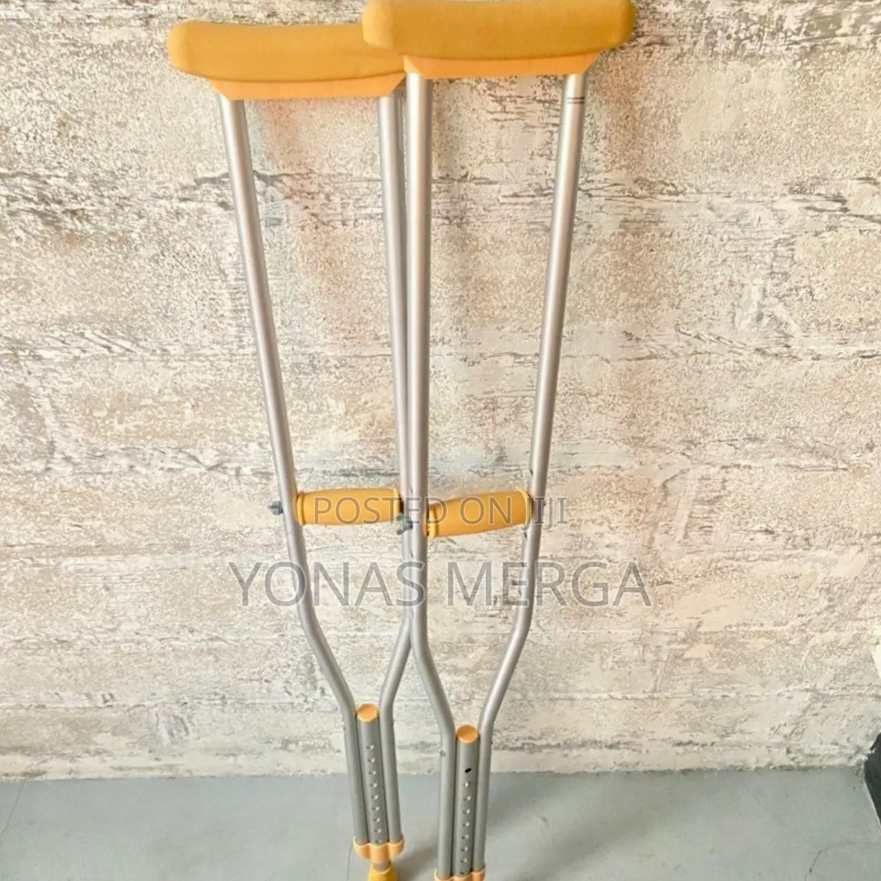 Crutches _Old Man' S Walking Stick Is Light and Adjustable