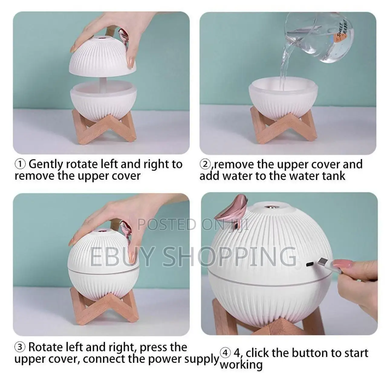 **Eco-Friendly Usb Humidifier – Lightweight Energy Saving**