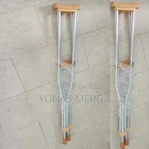 Photo - Underarm Crutches(2 Units)Adjustable Height-Medical Aluminum