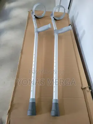 Photo - Forearm Crutches. the Hand Grip Has a Special Ergonomic