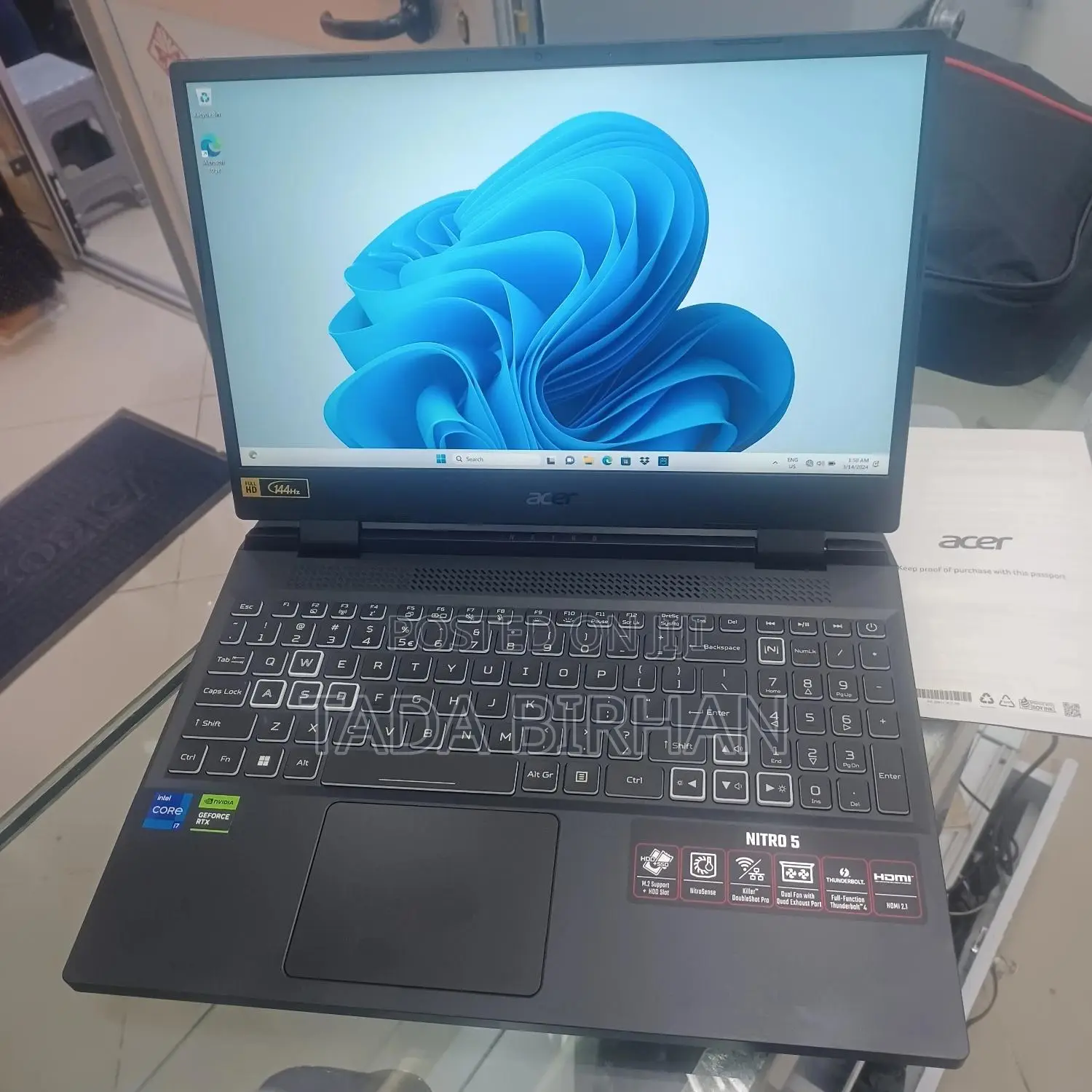 New Laptop Acer NITRO 5 16GB Intel Core I7 SSD 512GB