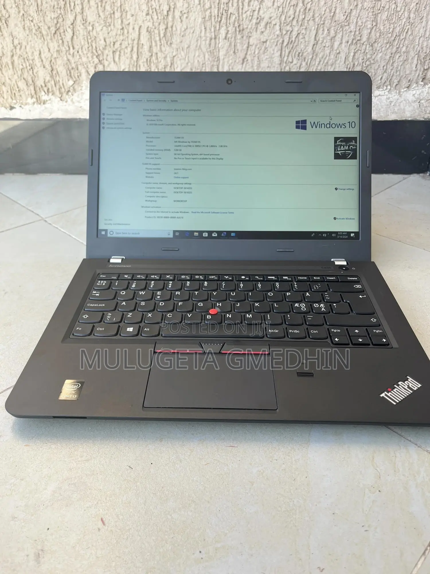 Laptop Lenovo ThinkPad Edge E450 8GB Intel Core I5 HDD 500GB