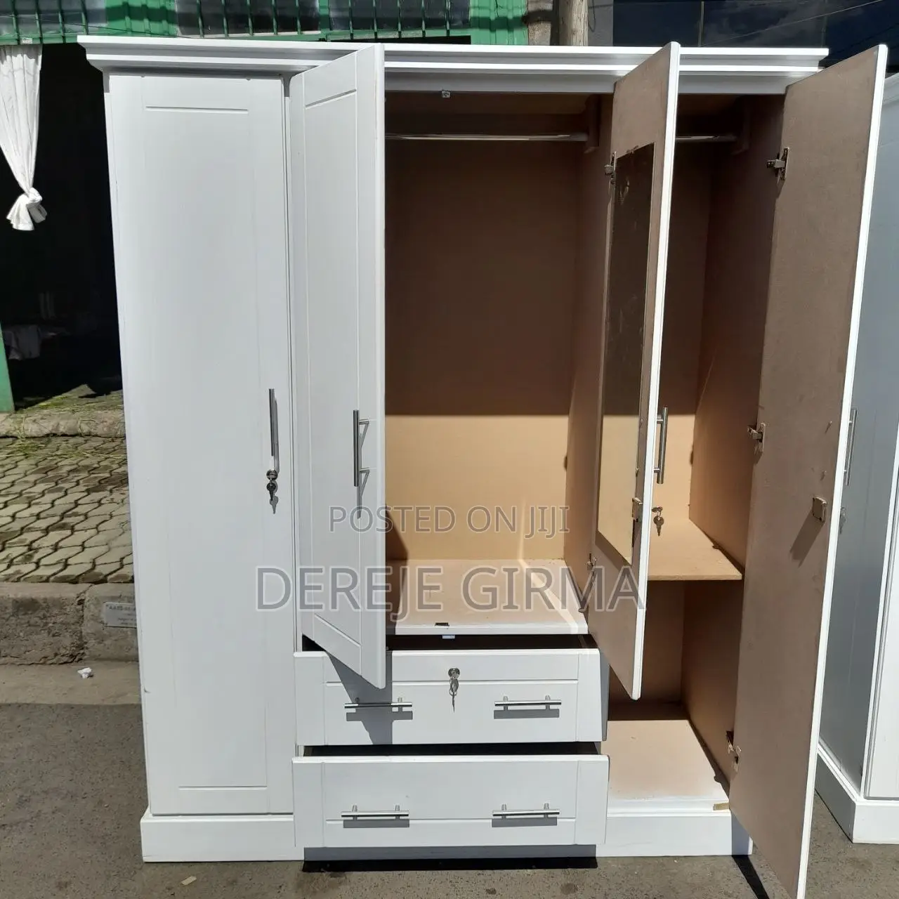 1,50cm የልብስ ቁምሳጥን