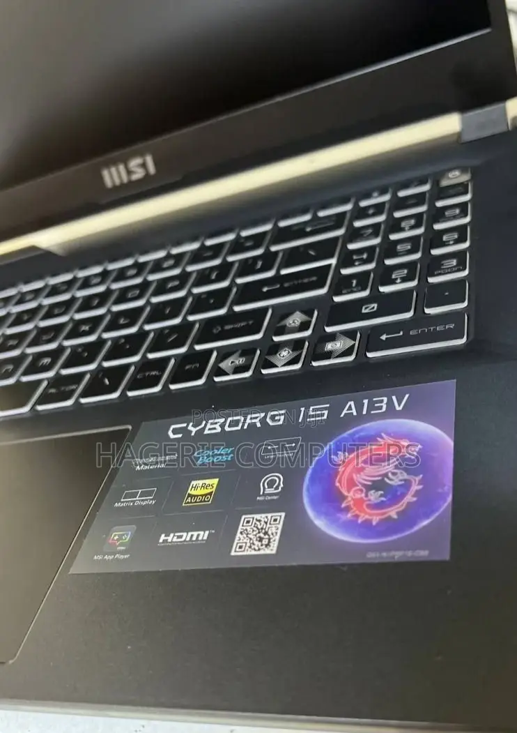 New Laptop MSI MSI Sword 15 16GB Intel Core I7 SSD 512GB