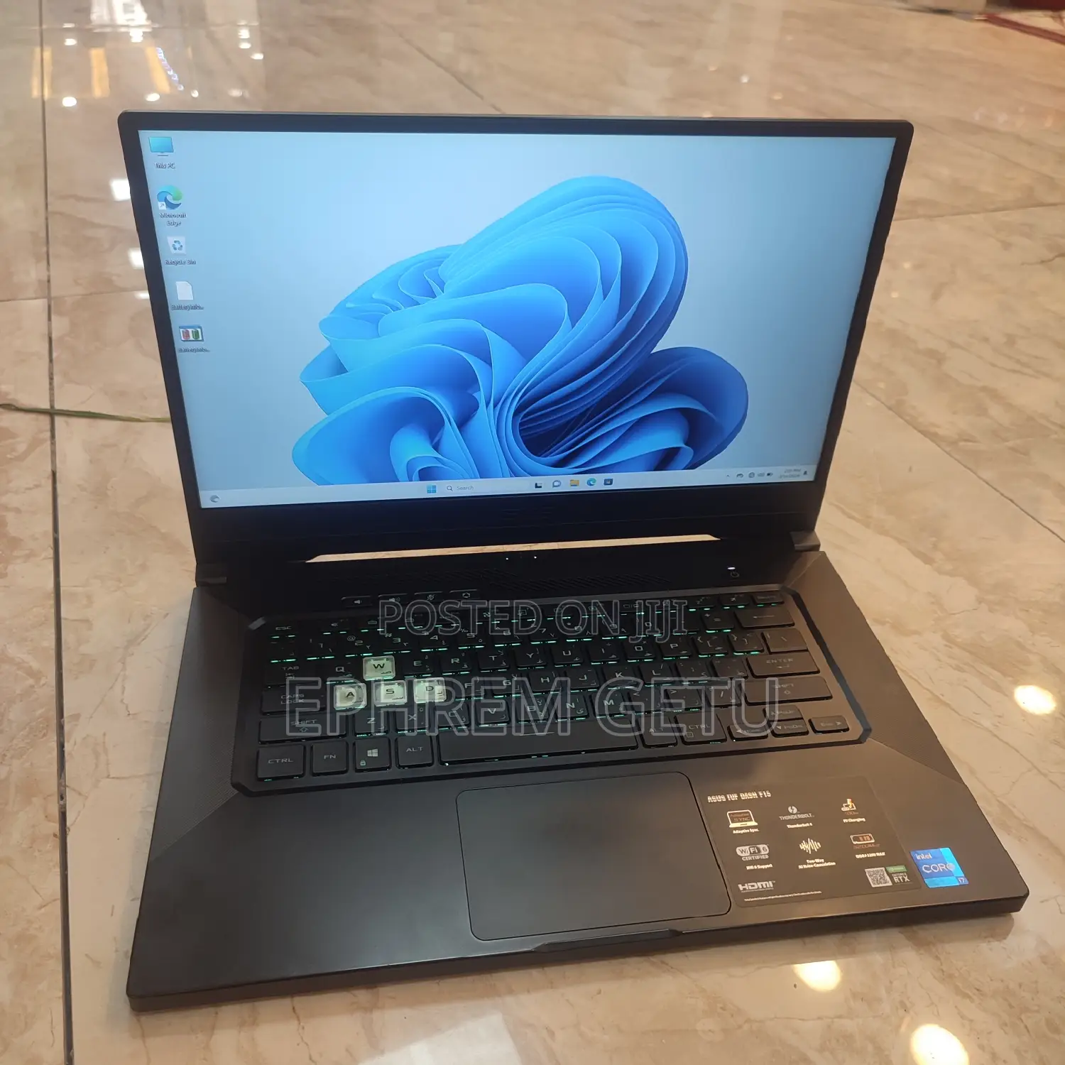 New Laptop Asus TUF Gaming A15 16GB Intel Core I7 SSD 1T