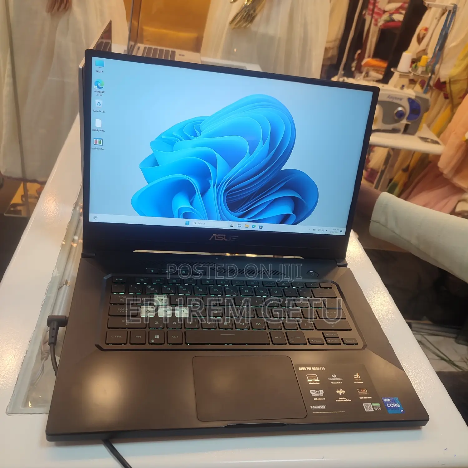 New Laptop Asus TUF Gaming A15 16GB Intel Core I7 SSD 1T