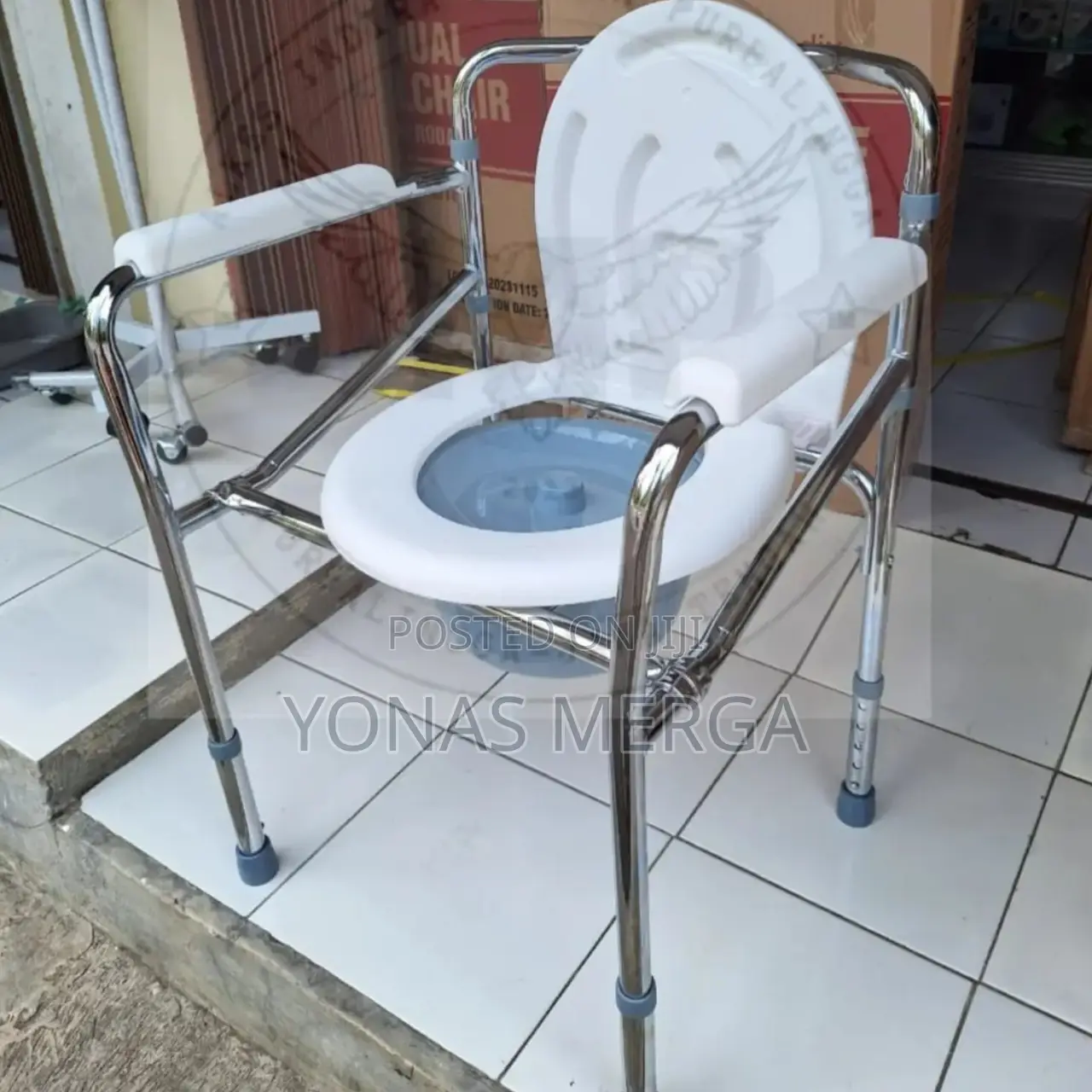 Commode Chair,Portable Shower Chair for Adults and Bedside