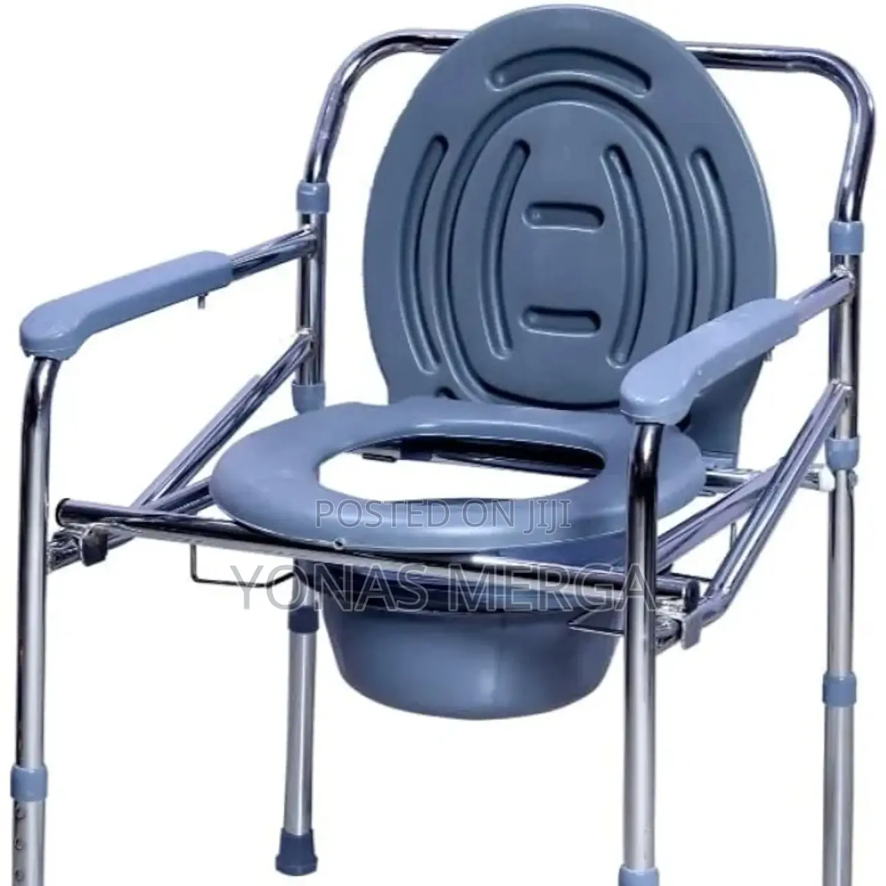 Commode Chair Extra Wide Height Adjustable Obese Adult Seat