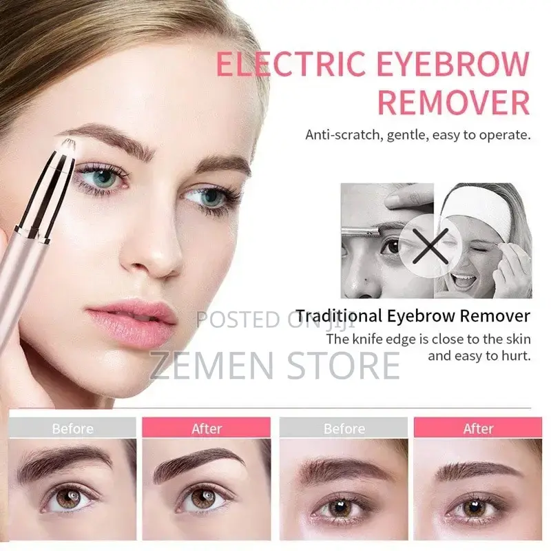 Rechargeable Flawless Brows ቅንድብ ማራኪ ቅርጹን እንድይዝ የሚያደርግ