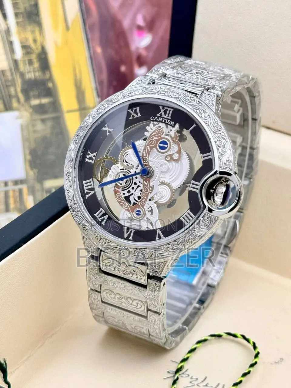  Cartier  for Men  Back Open Full Automatic