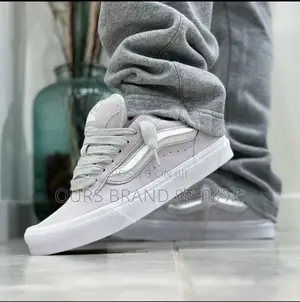 Photo - Master Quality Vans Knu Skool Men's Metallic Silver