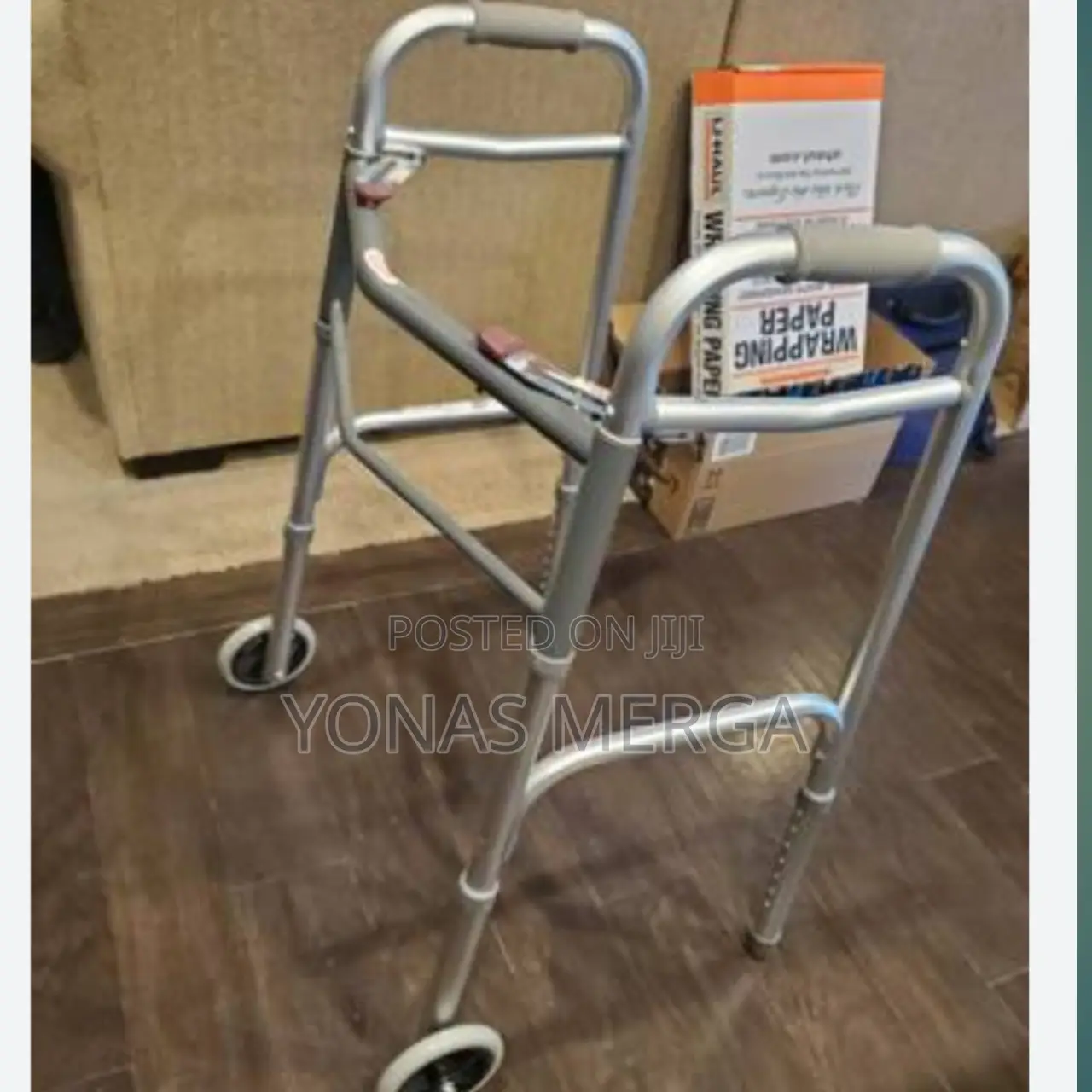 Folding Walker for Seniors - Adult Walker Up 30-37 Inches