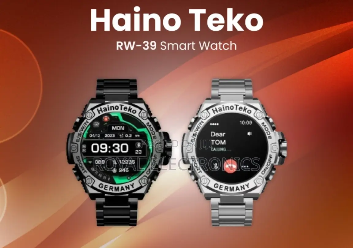 Hainoteko Germany RW-39 Sport Smart Watch With 3 Straps