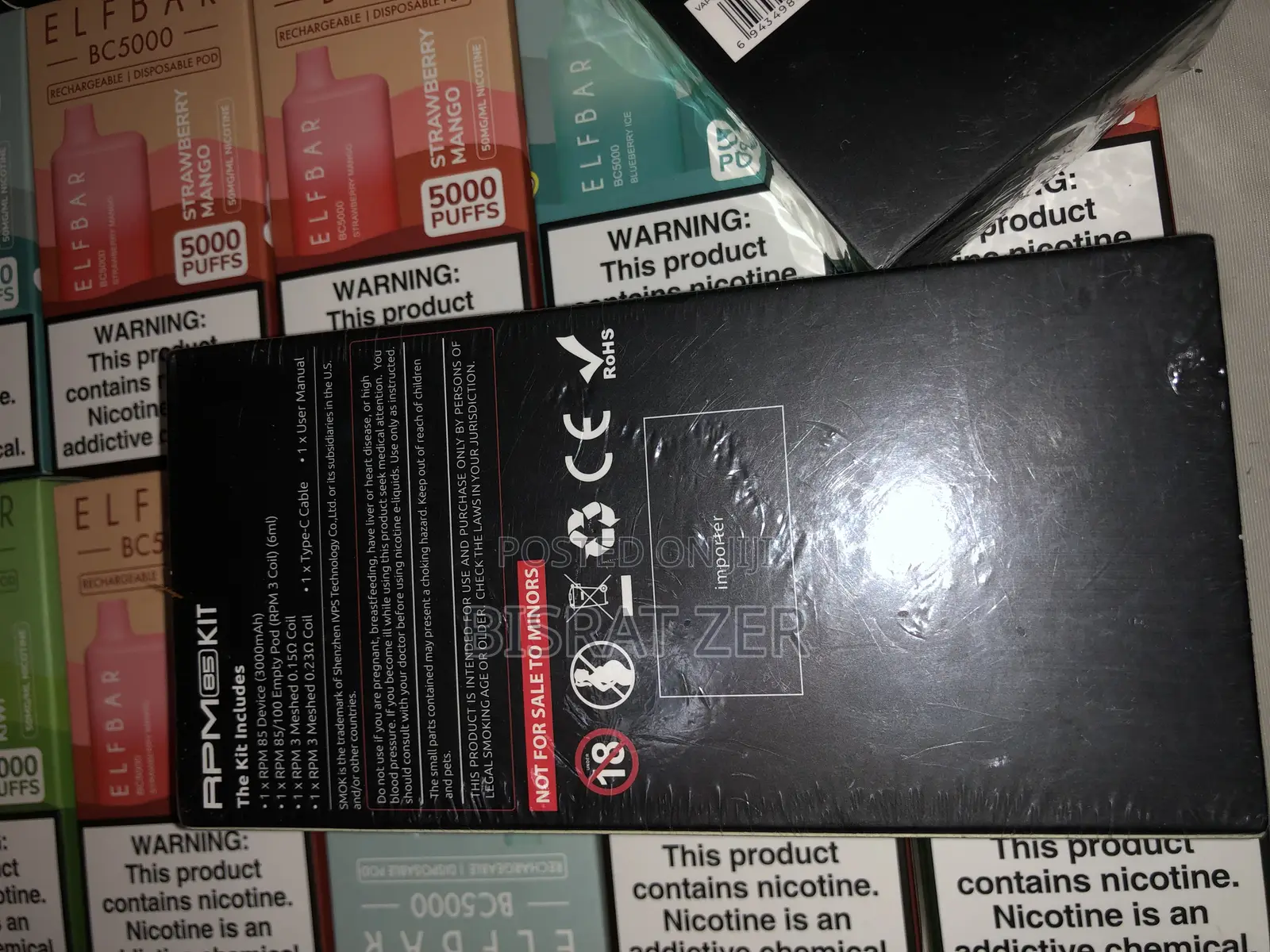 The Smok RPM 85 Vape Oil Refillable Kit