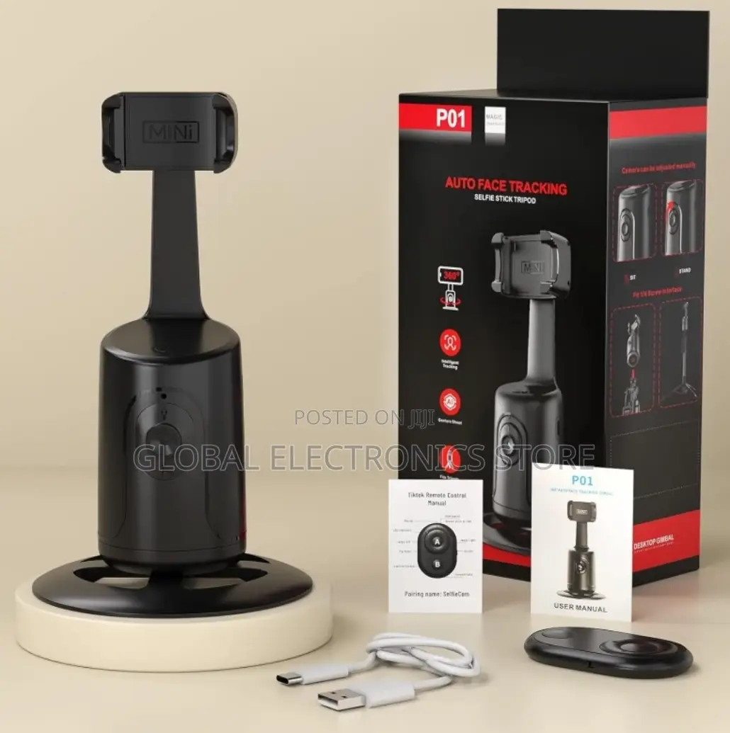 P01 Gimbal Stabilizer (Auto Face Tracking)