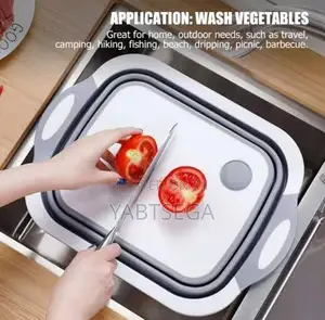 Photo - Foldable Multi-Function Chopping Board/Washing Bowl