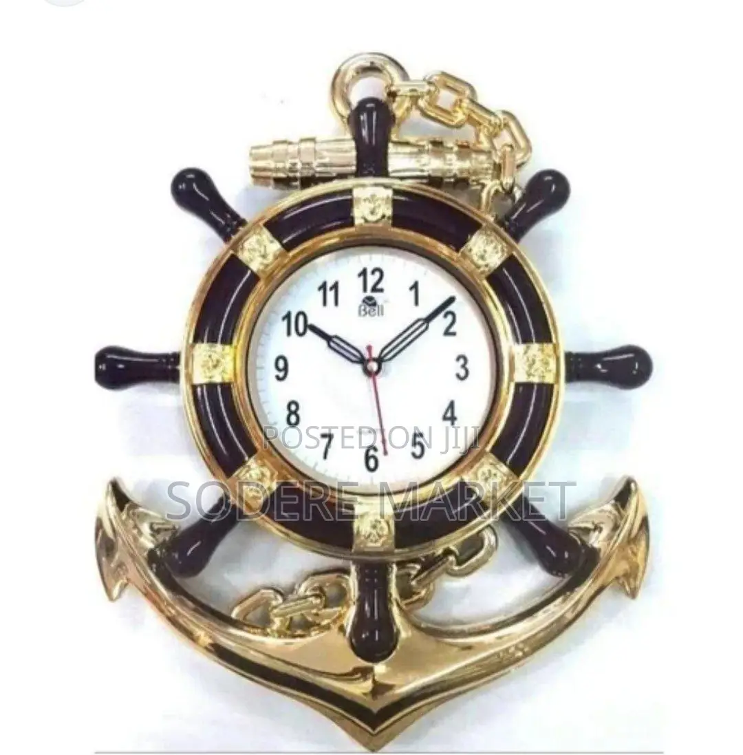 Clock Modern Rose Gold Glow Silent Battery