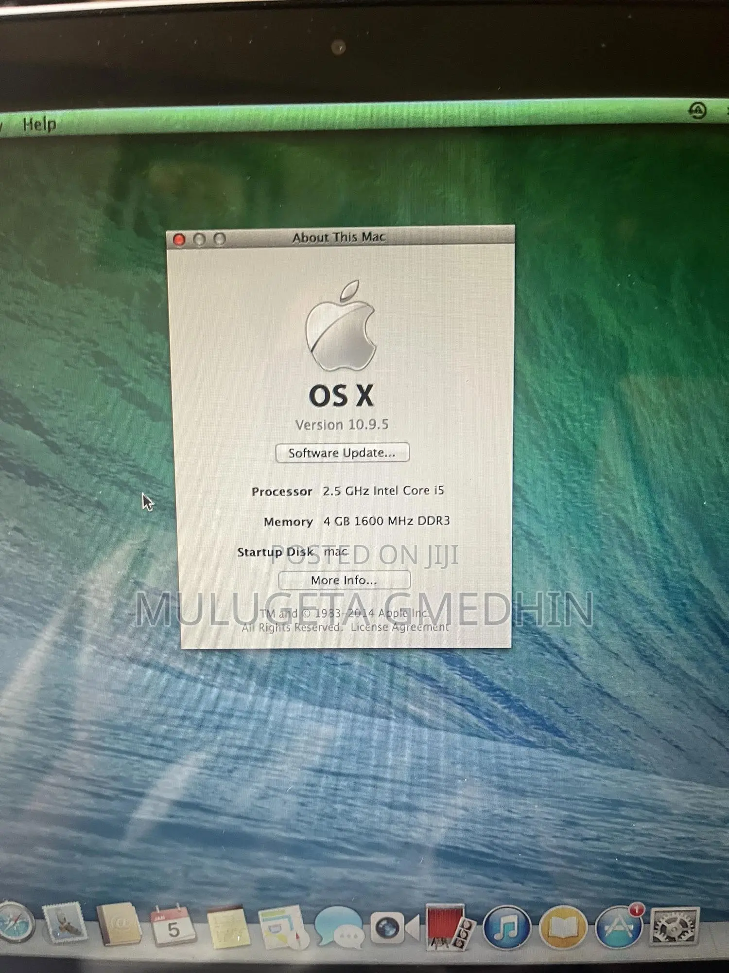 Laptop Apple MacBook Pro 2012 4GB Intel Core I5 SSD 128GB