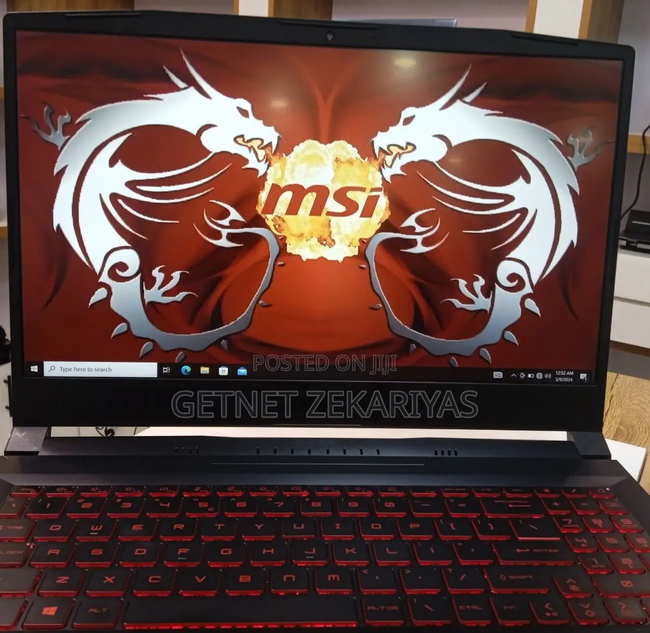 New Laptop MSI Katana GF66 16GB Intel Core I7 SSD 1T