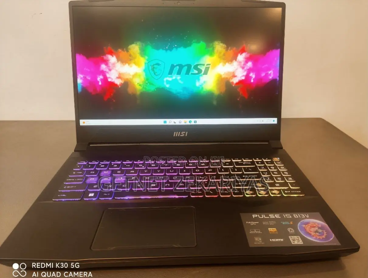 New Laptop MSI Katana 15 32GB Intel Core I7 SSD 1T