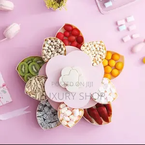 2-layer Rotating Petal-shape Candy Box