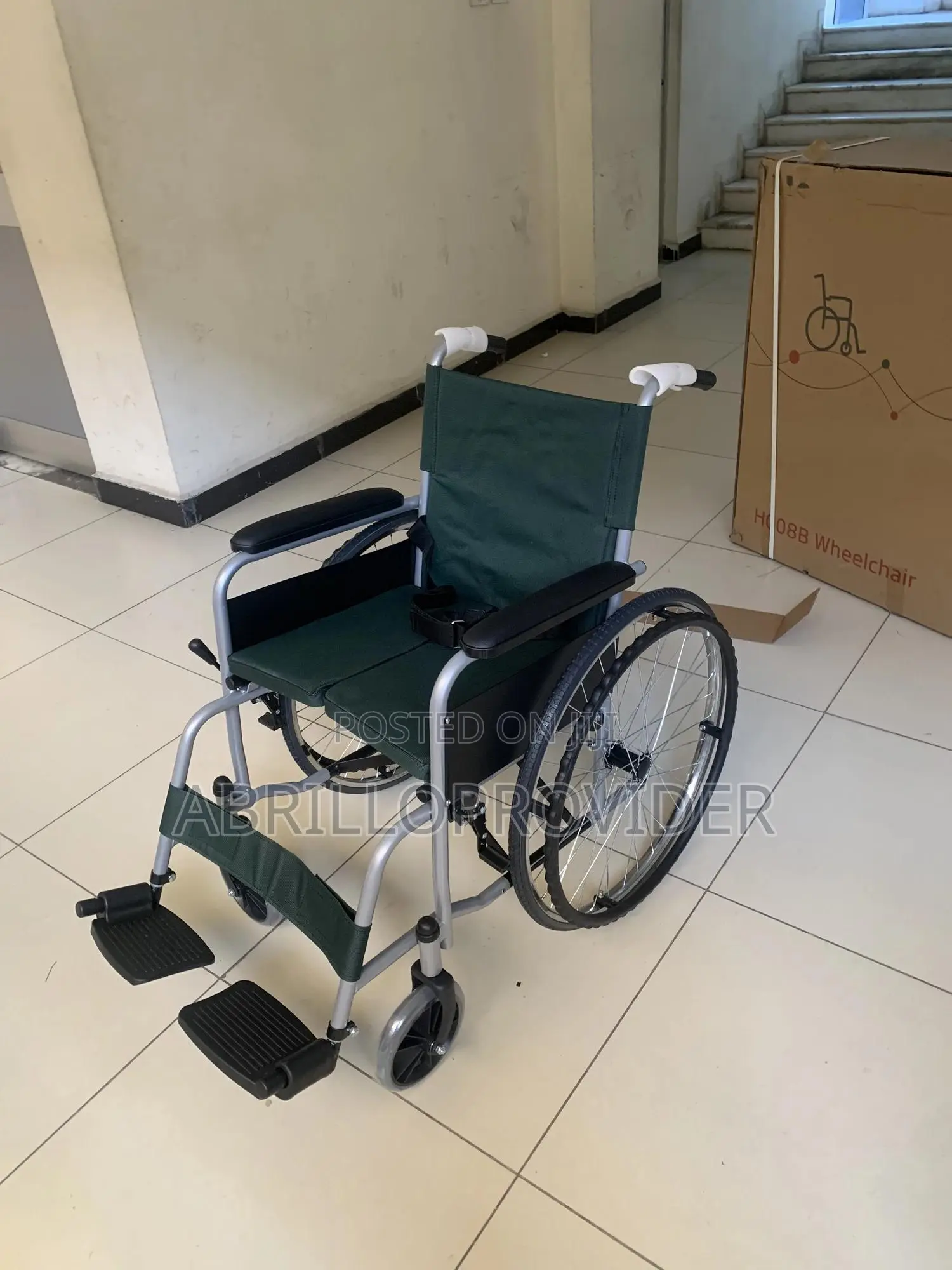 Green Wheelchair