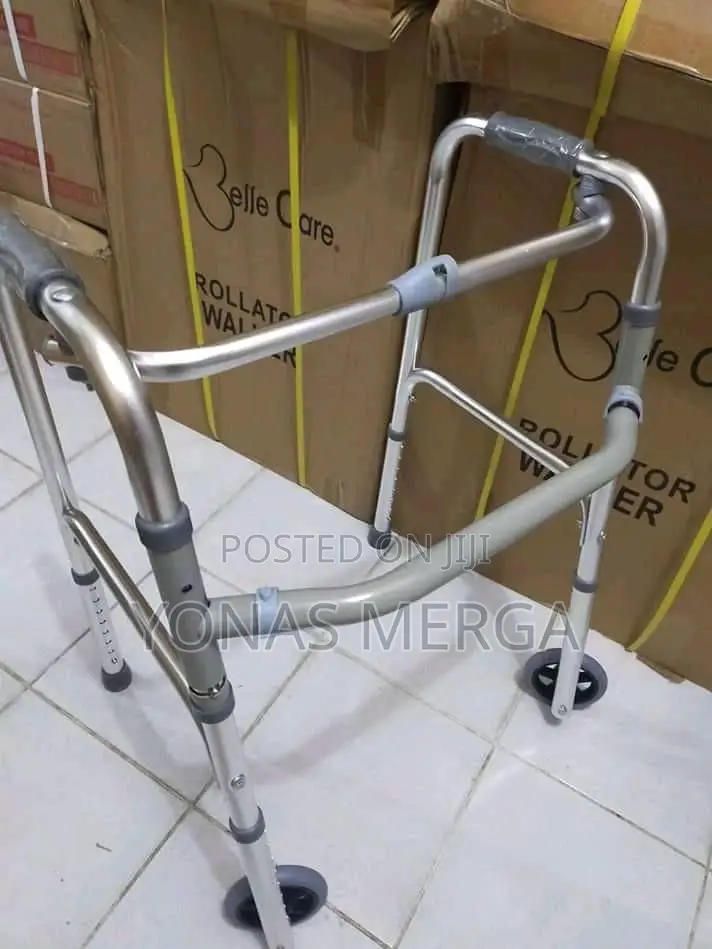 Walker _Height Adjustable Aluminium Folding Walker, W799A