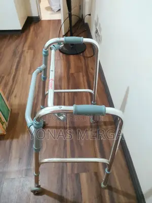 Folding Walker With 5 Inches Wheels,Adjustable Height_media6