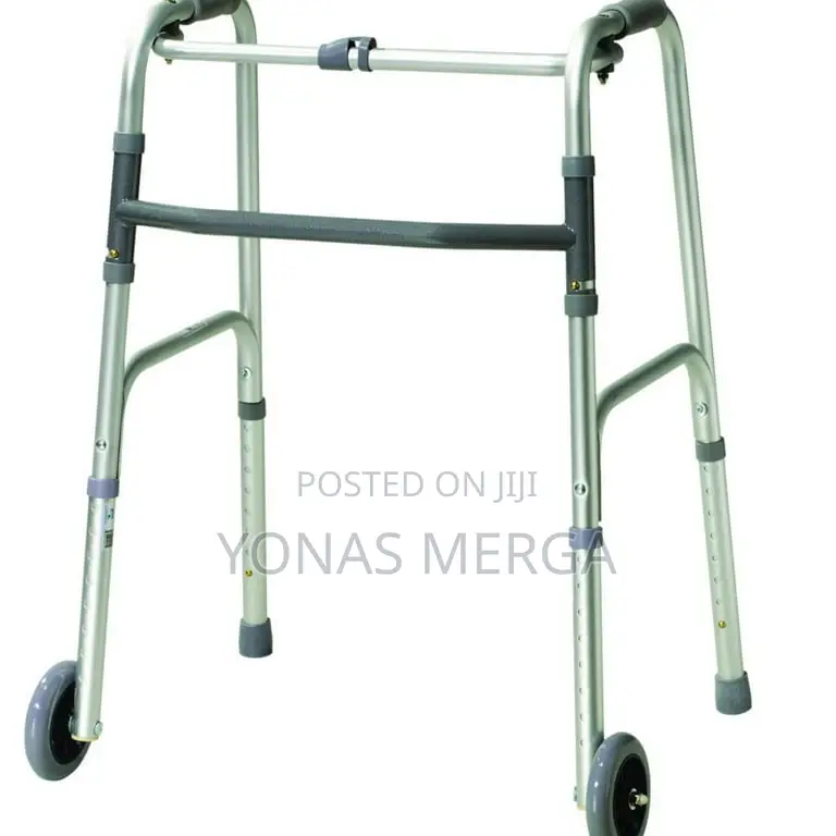 Adjustable Walker _ITHWIU Adjustable Height Wheeled Walker