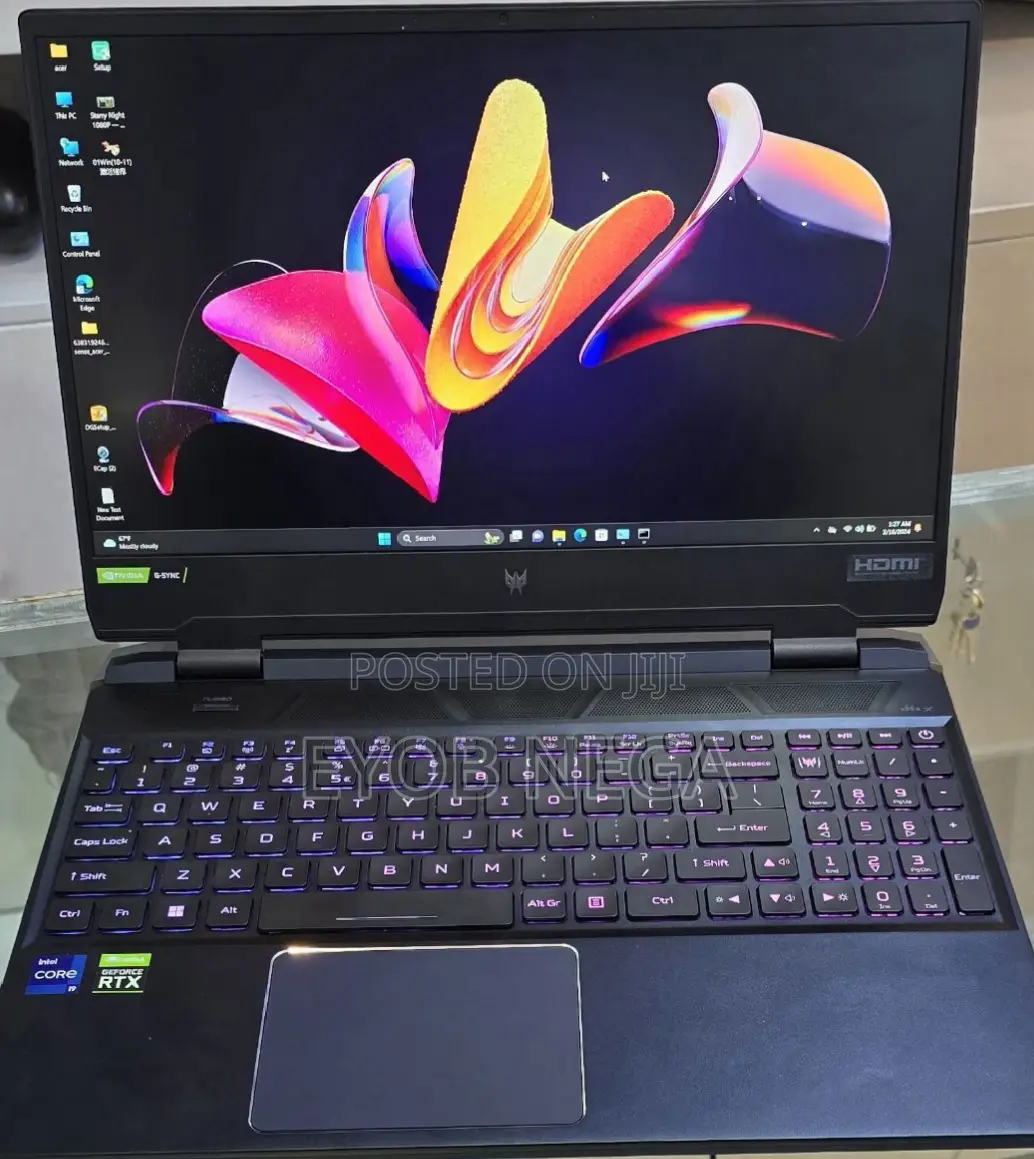 New Laptop Acer Predator Helios 300 16GB Intel Core I9 SSD 1T