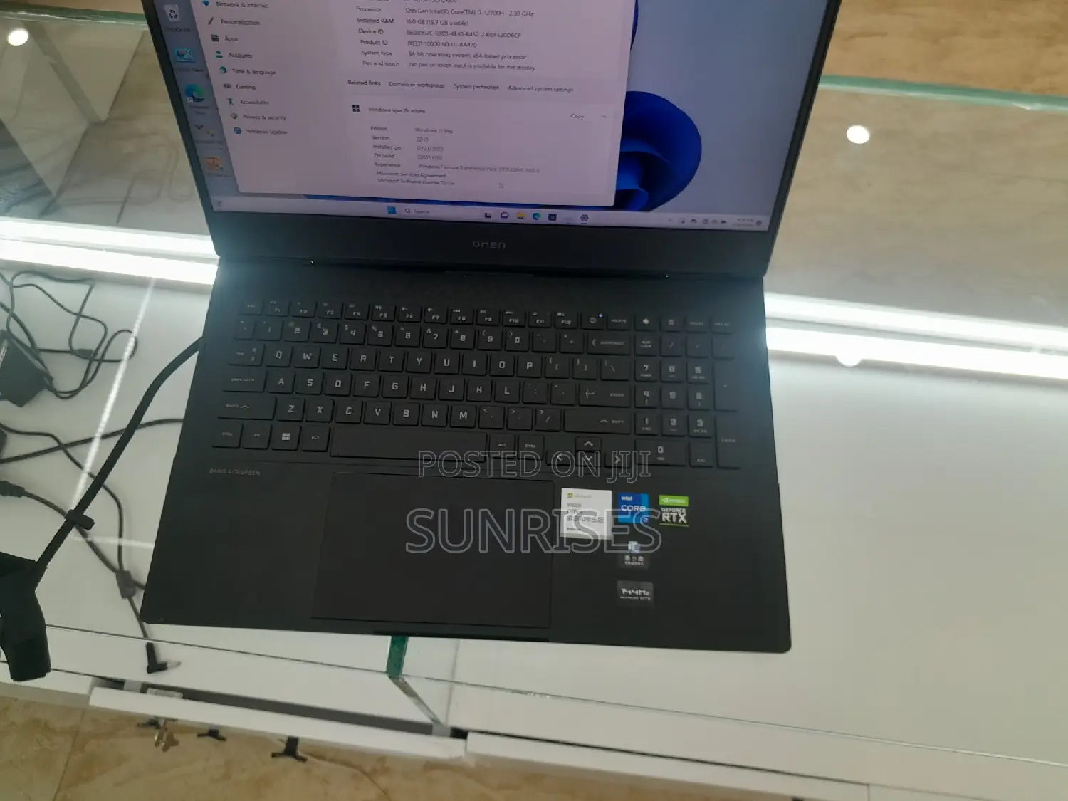 New Laptop HP Omen 15 16GB Intel Core I7 SSD 512GB