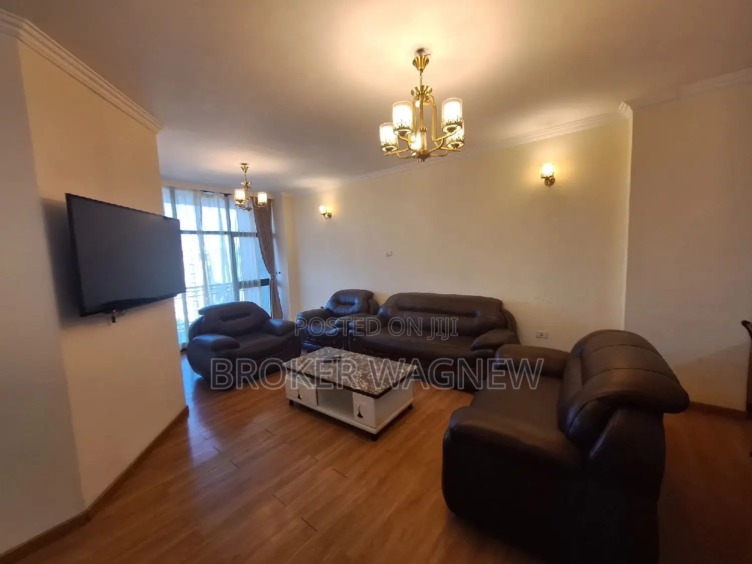 Furnished 3bdrm Apartment in Kirkos for rent