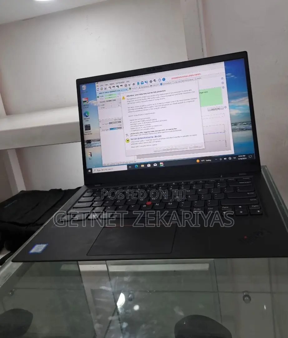 New Laptop Lenovo ThinkPad X1 Carbon 16GB Intel Core I7 SSD 512GB