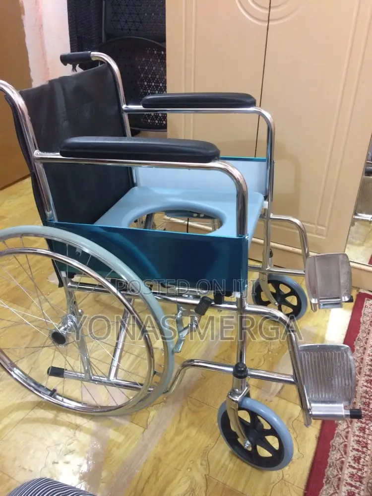 Wheelchair With Commode Bucked and Also Facility