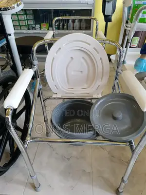Commode Chair,Foldable With Potty,Toilet Stool,5-Speed