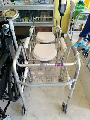 Commode Chair,Foldable With Potty,Toilet Stool,5-Speed