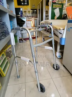 Folding Walker Patient (With Wheels Light Weight Reciprocal)