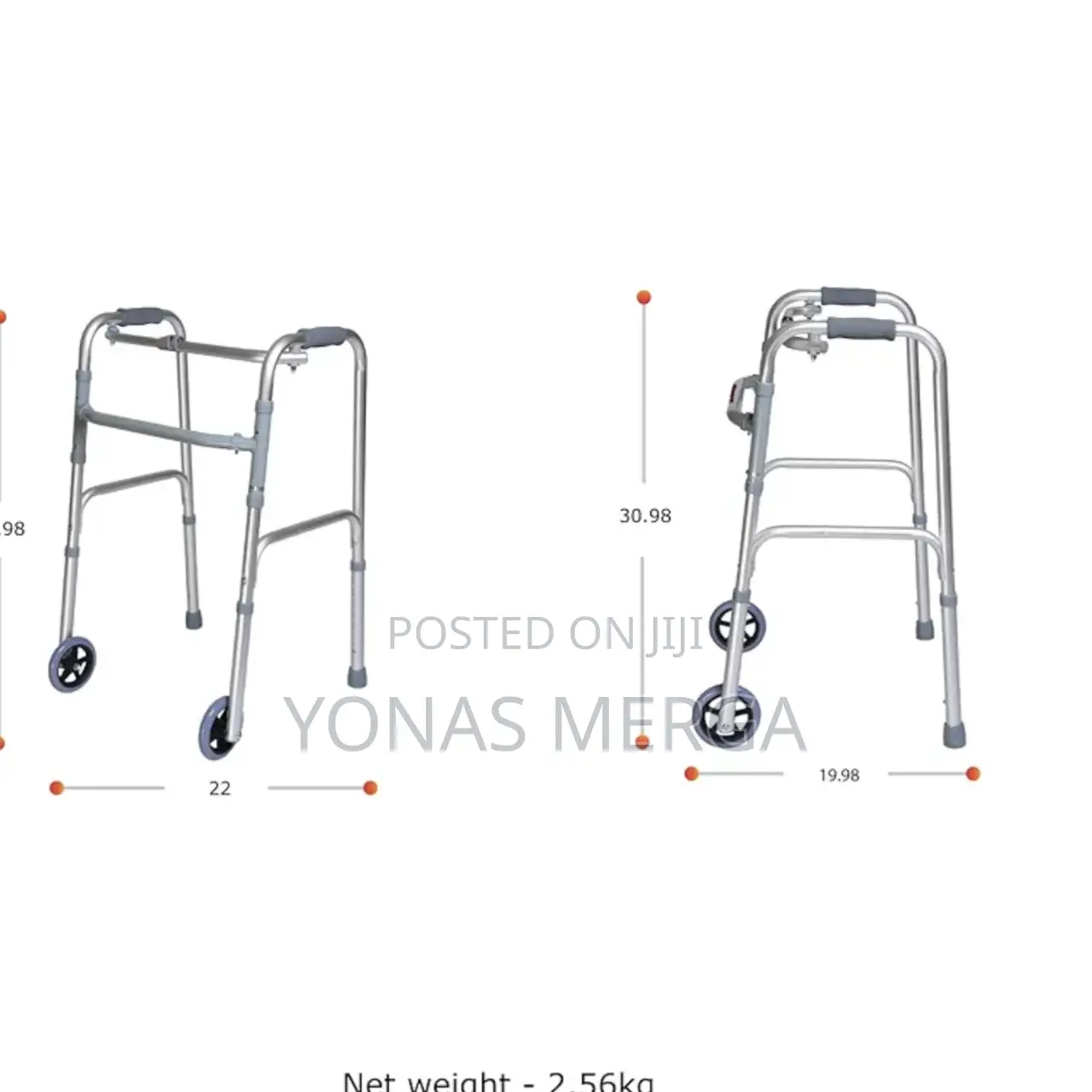 Foldable Walker Offering Full Support for Elderly.