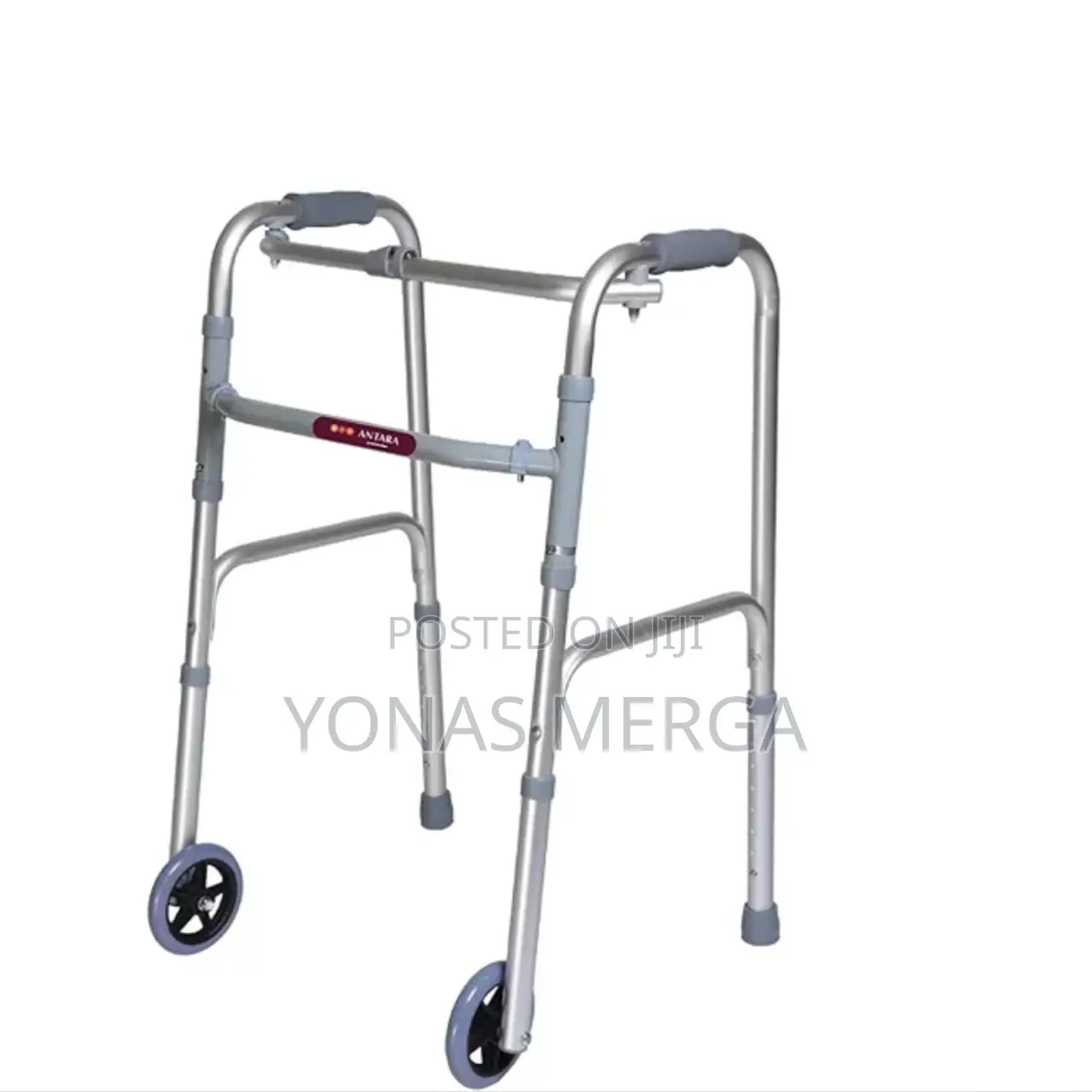 Walker Two-Wheeled Walker Assists the Elderly Walking