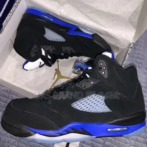 Photo - Air Jordan 5racer Blue" High Shoes for Men's
