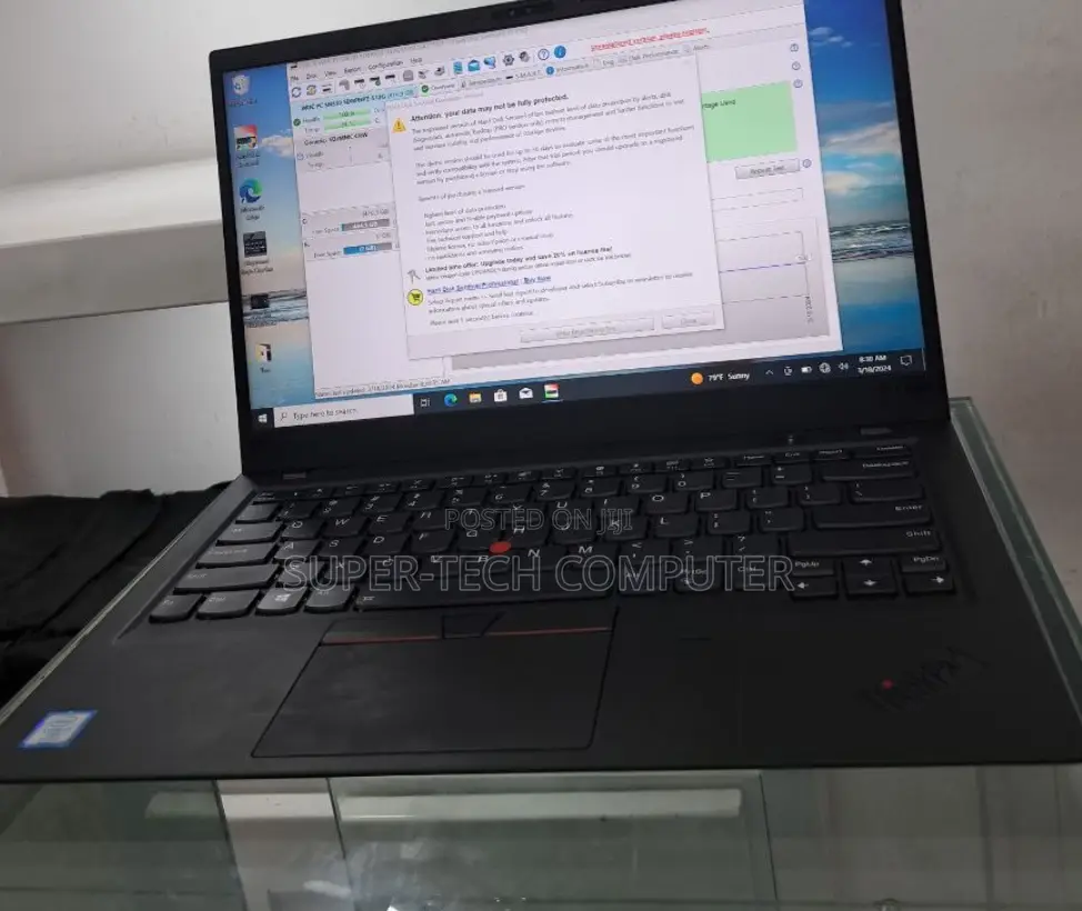 New Laptop Lenovo ThinkPad X1 Carbon 16GB Intel Core I7 SSD 512GB