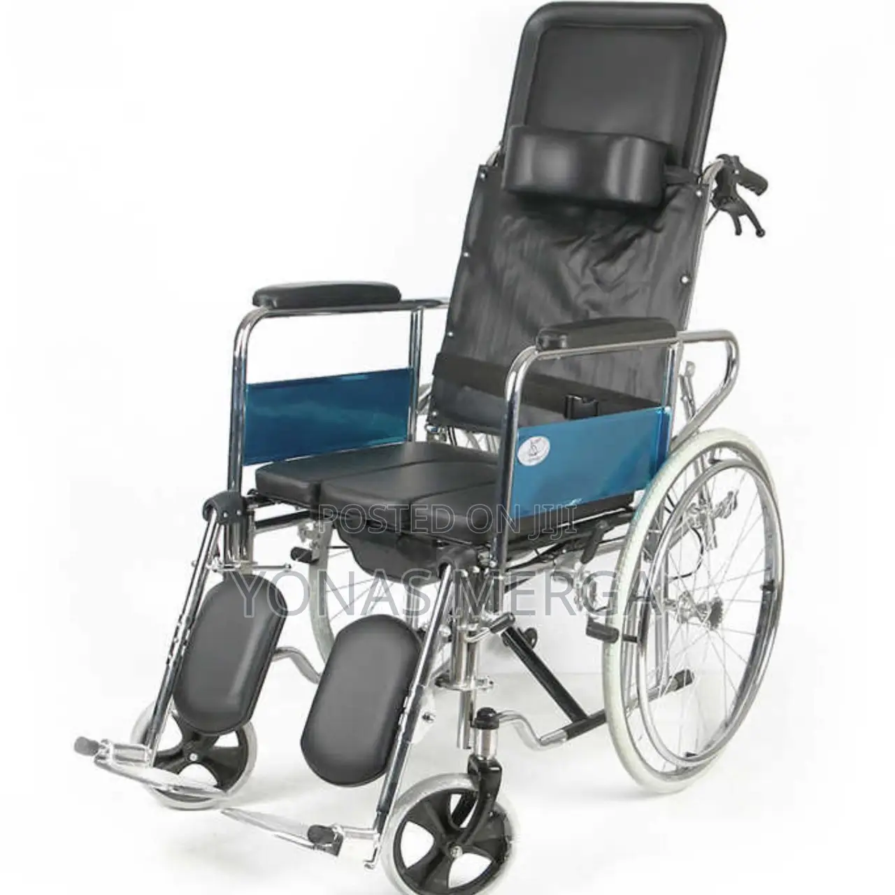 Wheelchair Lightweight Folding Adjustable Backrest Explosion