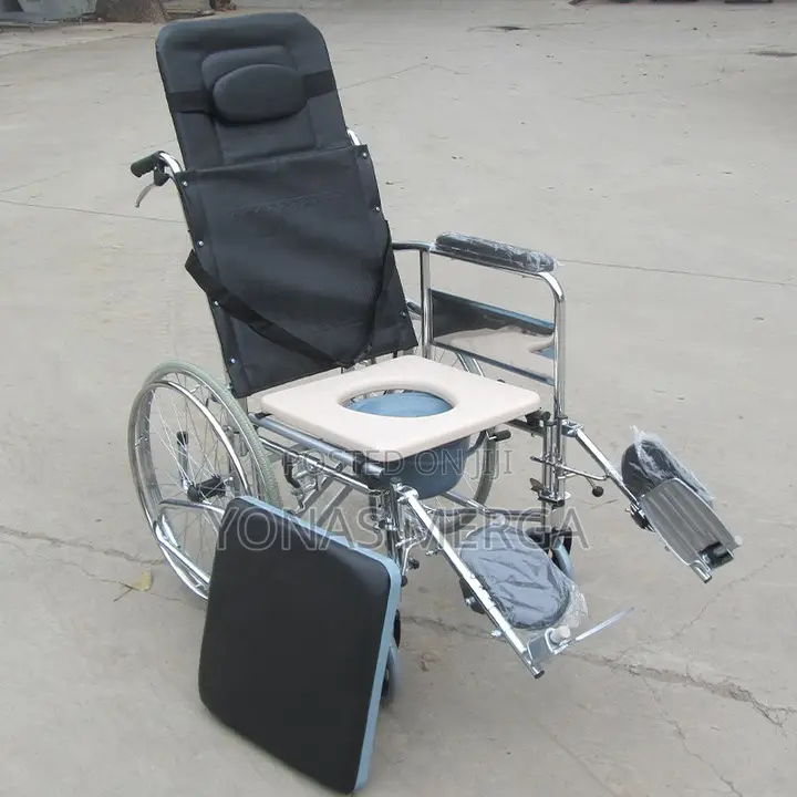 Sleeping Position Commode Wheelchair / Reclining Wheel Chair