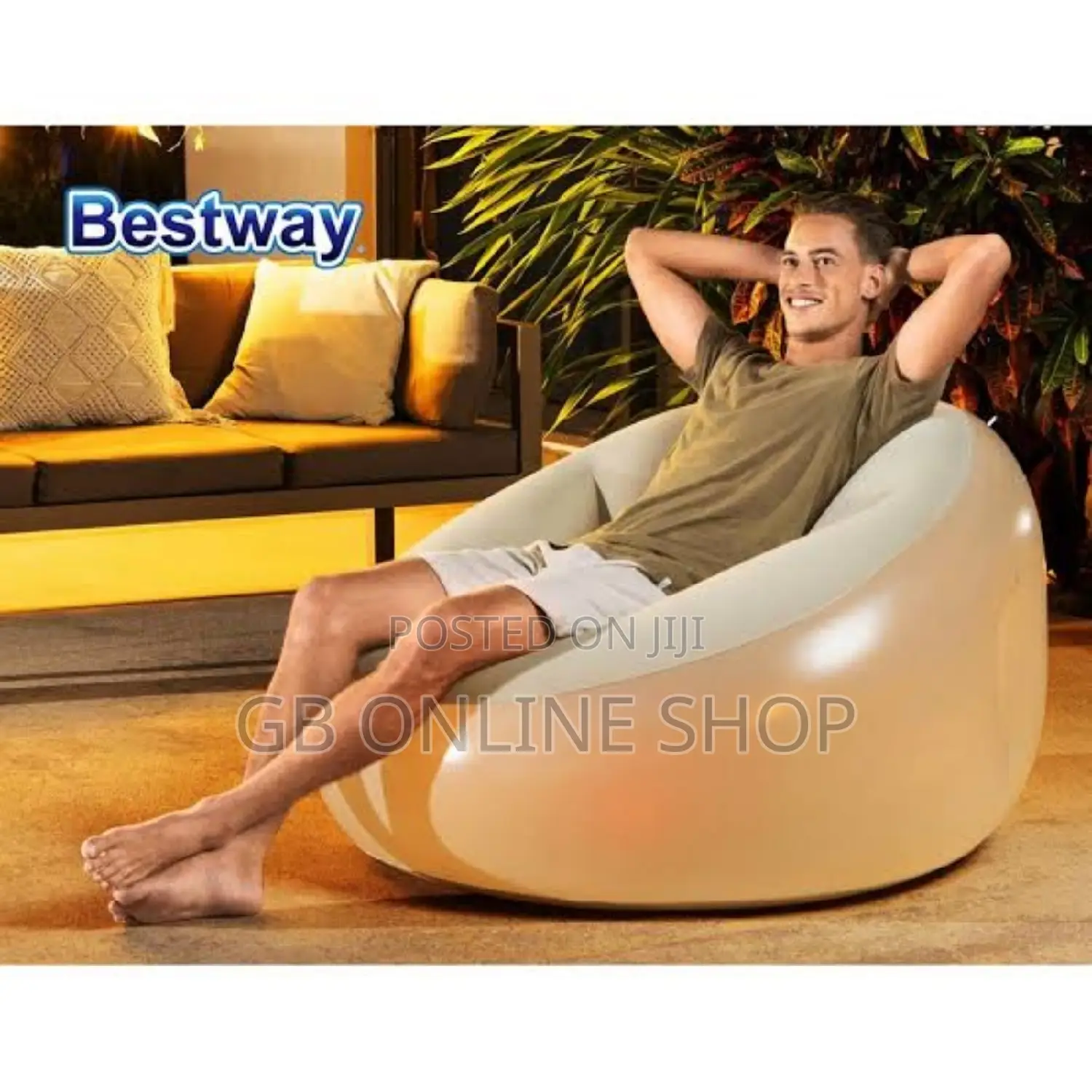 Bestway Comfort Sofa Built in Led Light