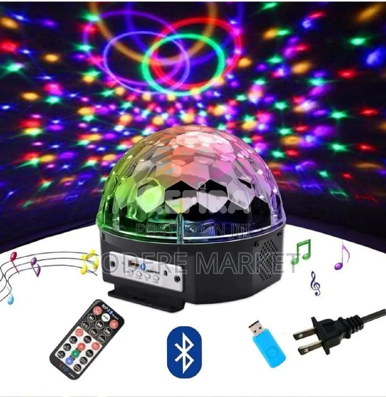 Crystal Magic Ball Light With MP3 Stage Lights Ball