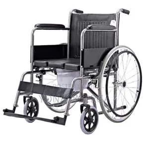 Photo - Popo Wheelchair Portable Black_load 150kg Push Type Adult