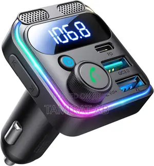 Photo - Joyroom Jr-Ccb01 48w Dual-Mic Car Wireless Fm Transmitter